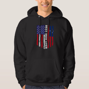 Amerikaanse vlag & Samoa vlag Beste mama ooit fami Hoodie