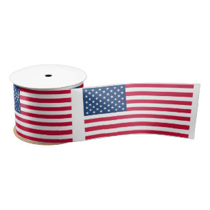 Amerikaanse Vlag Satijn Lint USA Patriottisch