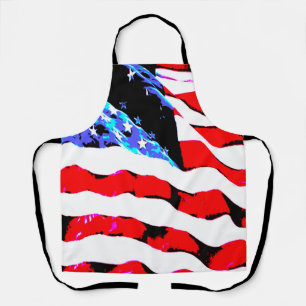 Amerikaanse vlag schort