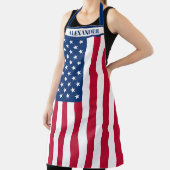 Amerikaanse vlag schort (Insitu)