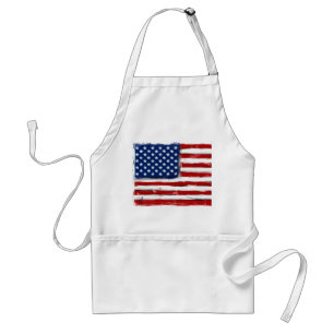 Amerikaanse vlag schort Memorial Day picknick bbq