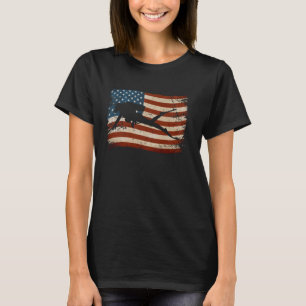 Amerikaanse vlag Scuba Diving Patriotic Sports Ge T-shirt