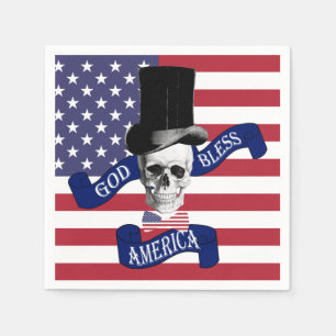 Amerikaanse vlag servet