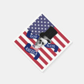 Amerikaanse vlag servet (Hoek)