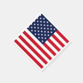 Amerikaanse vlag servet (Hoek)