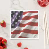 Amerikaanse vlag servet (Insitu)