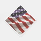 Amerikaanse vlag servet (Hoek)