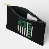 Amerikaanse vlag Shamrocks St Patrick's Day Etui (Open)