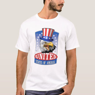Amerikaanse vlag Shirt, Patriottische T-shirts, 4  T-shirt