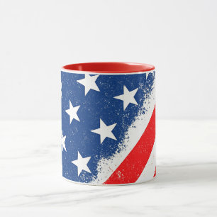 Amerikaanse vlag Shirt USA Patriottische Star Stri Mok