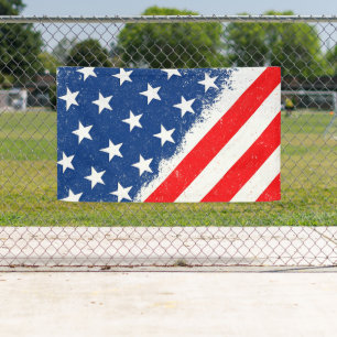 Amerikaanse vlag Shirt USA Patriottische Star Stri Spandoek
