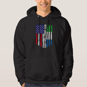 Amerikaanse vlag Sierra Leone vlag Best Single Mam Hoodie