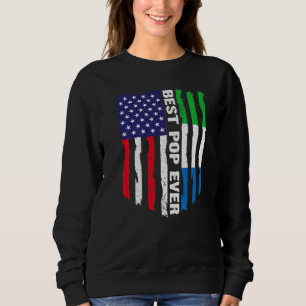 Amerikaanse vlag Sierra Leone vlag Beste Pop ooit Trui