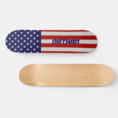 Amerikaanse Vlag Skateboard (Horizontaal)