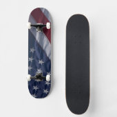 Amerikaanse vlag. skateboard (Voorkant)