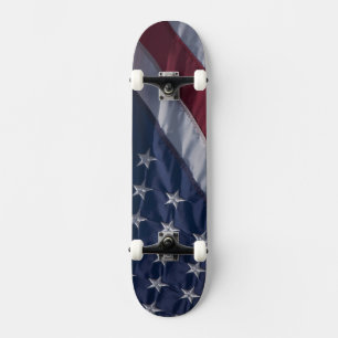 Amerikaanse vlag. skateboard