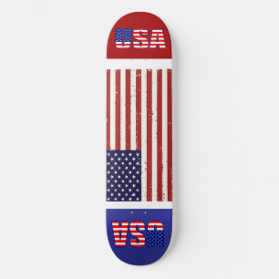 Amerikaanse vlag skateboard