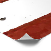 -Amerikaanse vlag Skull Poster (Hoek)