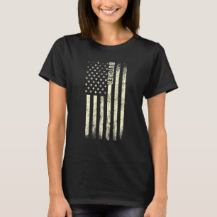 Amerikaanse vlag slachten trots Amerikaanse slager T-shirt