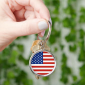 Amerikaanse vlag sleutelhanger (Hand)