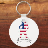 Amerikaanse vlag sleutelhanger (Voorkant)