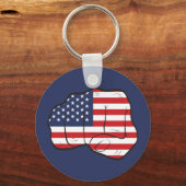Amerikaanse vlag sleutelhanger (Voorkant)
