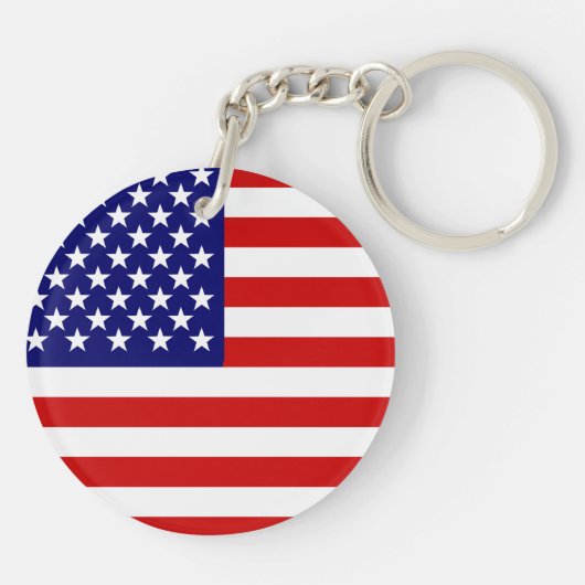 Amerikaanse vlag sleutelhanger (Achterkant)