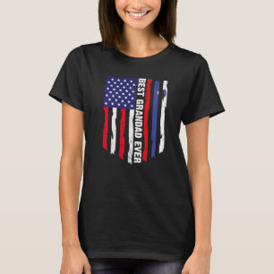 Amerikaanse vlag & Slovenië vlag Beste grootvee oo T-shirt