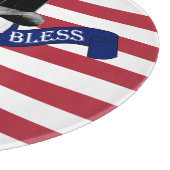 Amerikaanse vlag snijplank (Hoek)