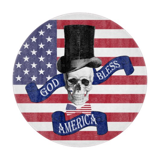 Amerikaanse vlag snijplank (Voorkant)