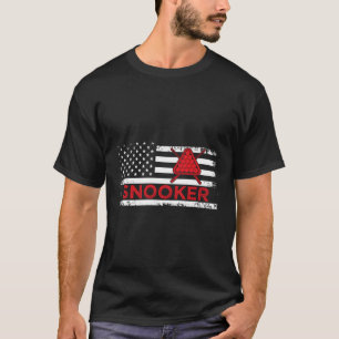 Amerikaanse vlag snooker Amerikaanse patriot Ameri T-shirt