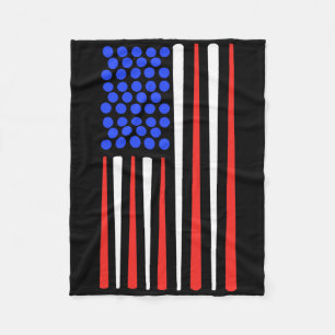 Amerikaanse vlag snooker biljartspeler biljart fleece deken