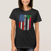 Amerikaanse vlag & Soedan vlag Beste grootmoeder o T-shirt (Voorkant)
