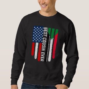 Amerikaanse vlag & Soedan vlag beste neef ooit fam Trui