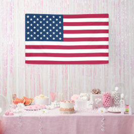 Amerikaanse vlag spandoek