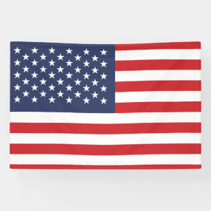 Amerikaanse vlag spandoek