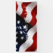 Amerikaanse vlag spandoek (Verticaal)