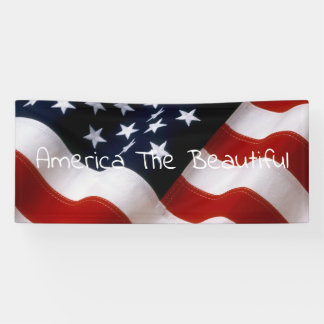 Amerikaanse vlag spandoek