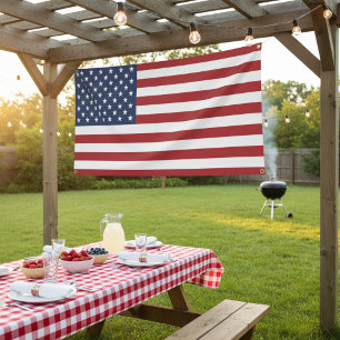 Amerikaanse vlag spandoek