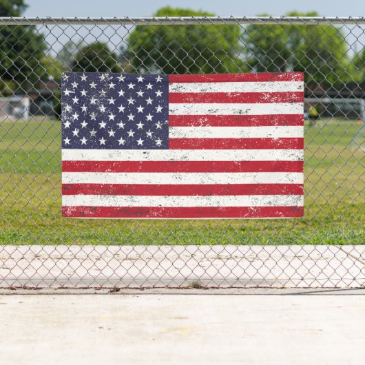 Amerikaanse vlag spandoek (Insitu)