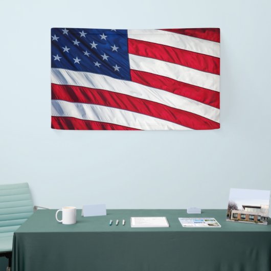 Amerikaanse vlag spandoek (Beurs)