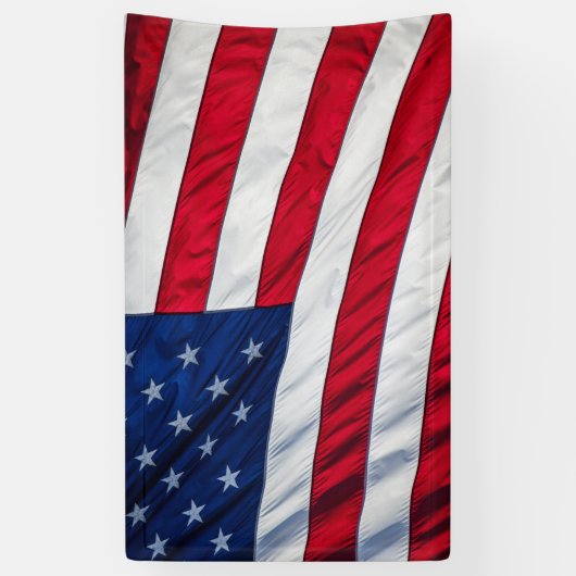 Amerikaanse vlag spandoek (Verticaal)