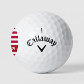 Amerikaanse vlag - Speciaal patriottisch Golfballen (Logo)