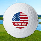 Amerikaanse vlag Speciaal patriottische strips Golfballen