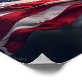 Amerikaanse vlag speciale effecten afdrukken poster (Hoek)