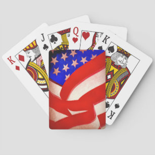 Amerikaanse vlag speelkaarten, standaard index gez pokerkaarten