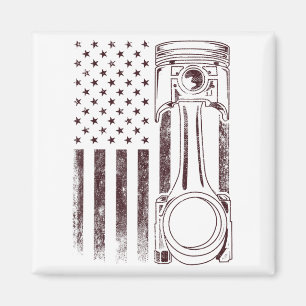 Amerikaanse vlag Spierspier Mech Magneet