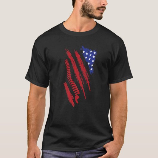 Amerikaanse vlag Spine Whisperer Chiro Squad Ameri T-shirt (Voorkant)