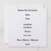 Amerikaanse vlag - SRF Kaart (Achterkant)