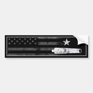 -Amerikaanse vlag Star Cannon Bumpersticker